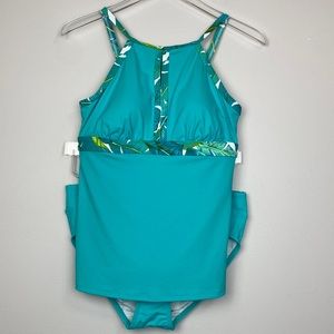 Lands End Tankini Swim Set Sz 8